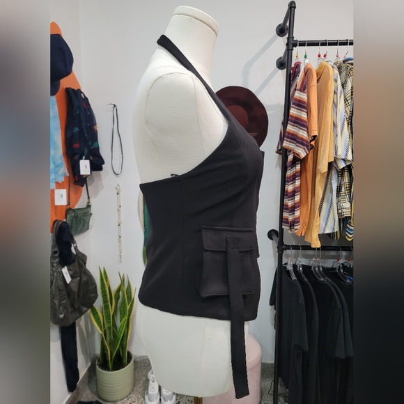 Zara Elegant Black Top - Picture 5 of 8